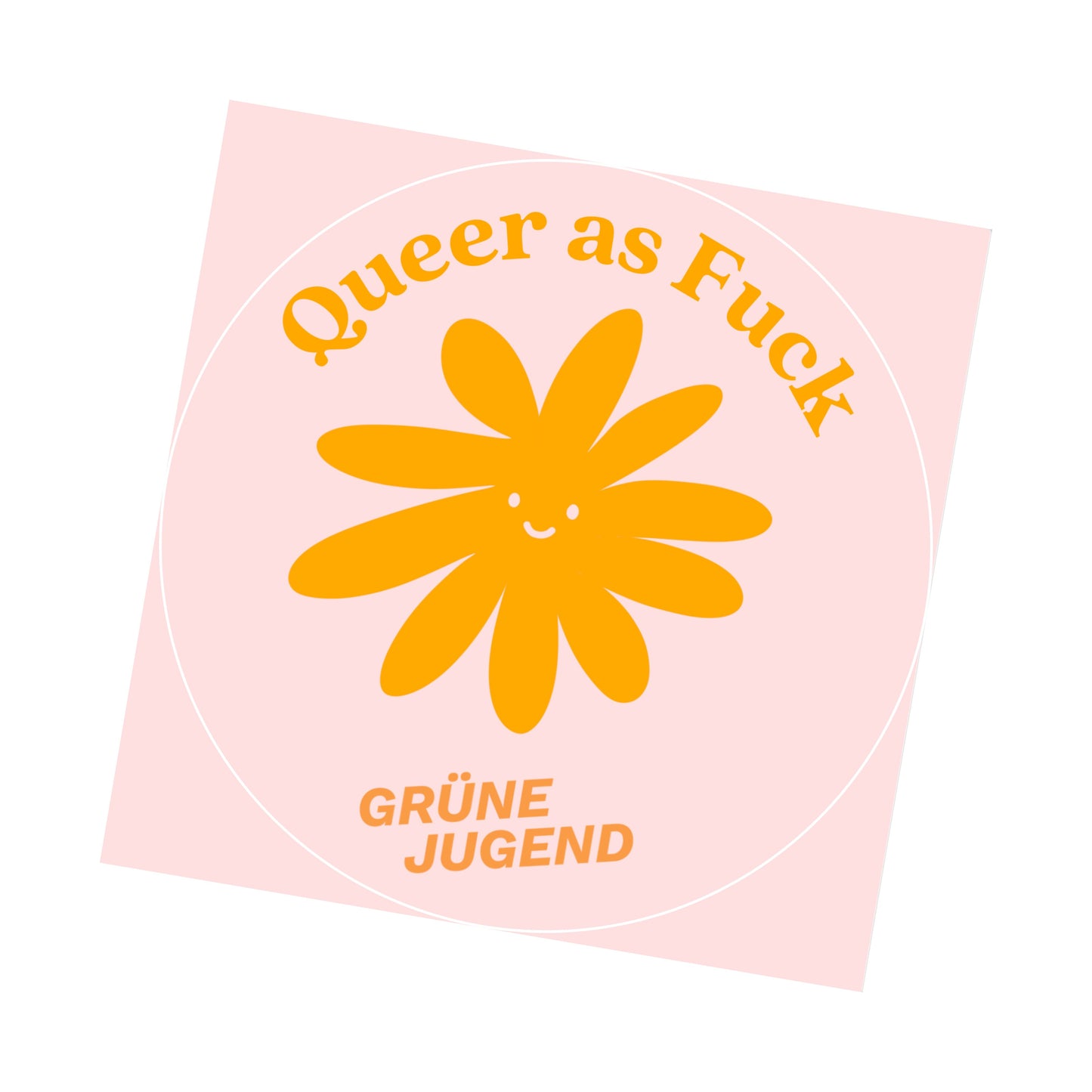 Sticker queer as fuck