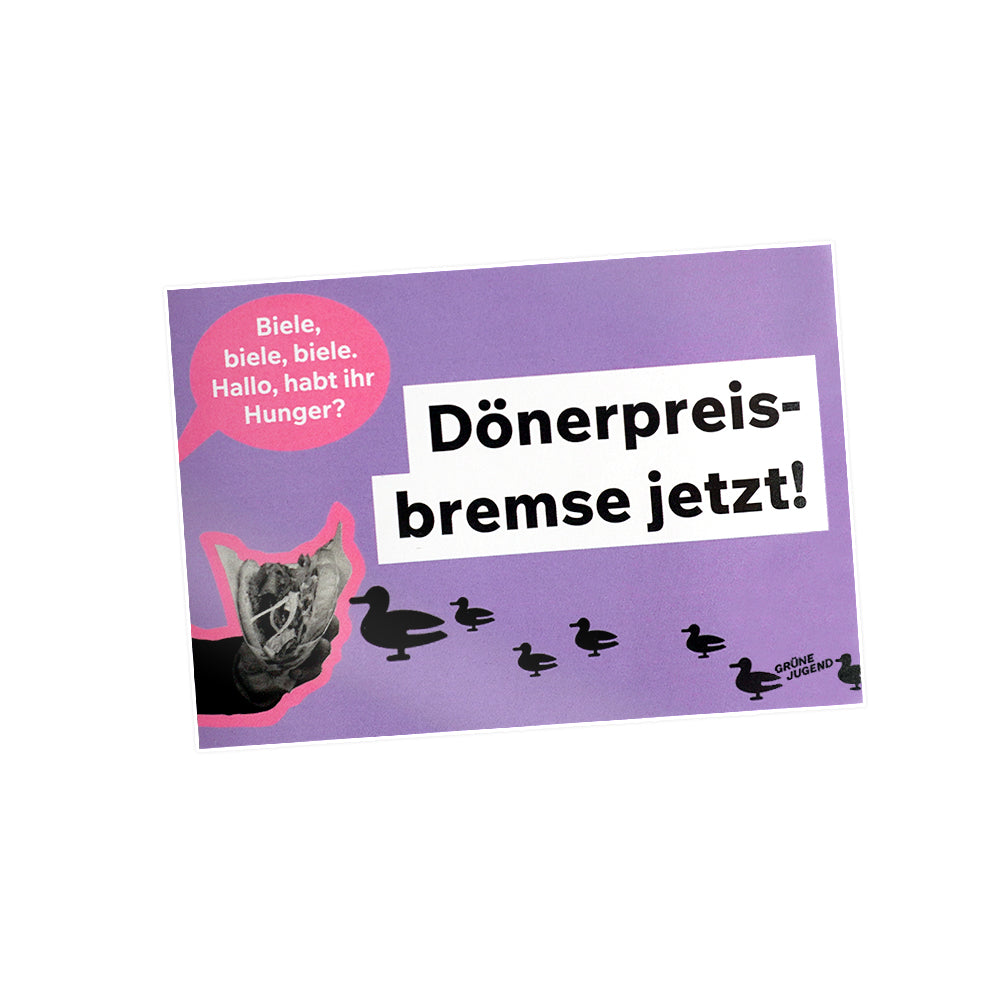 Sticker Dönerpreisbremse jetzt!