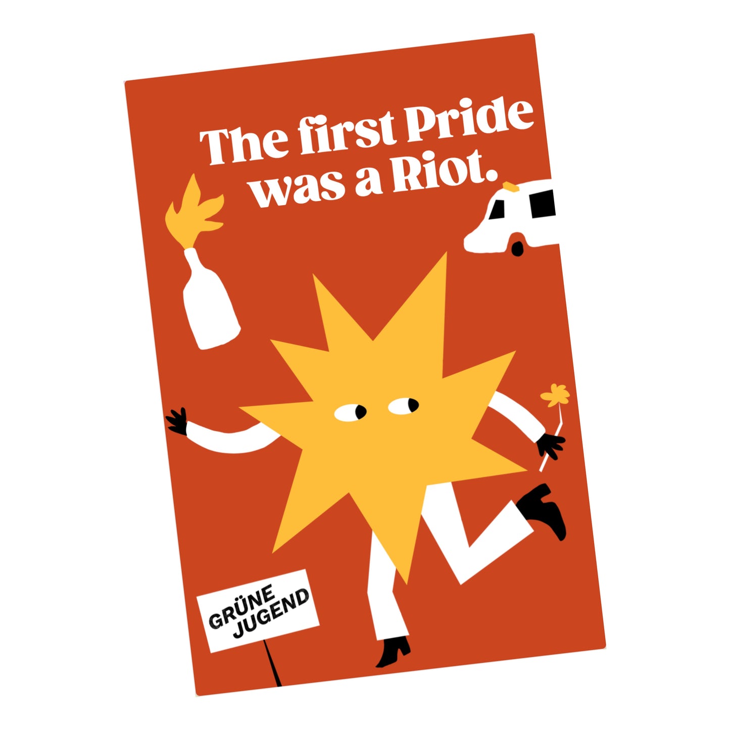 Sticker First Pride was a Riot