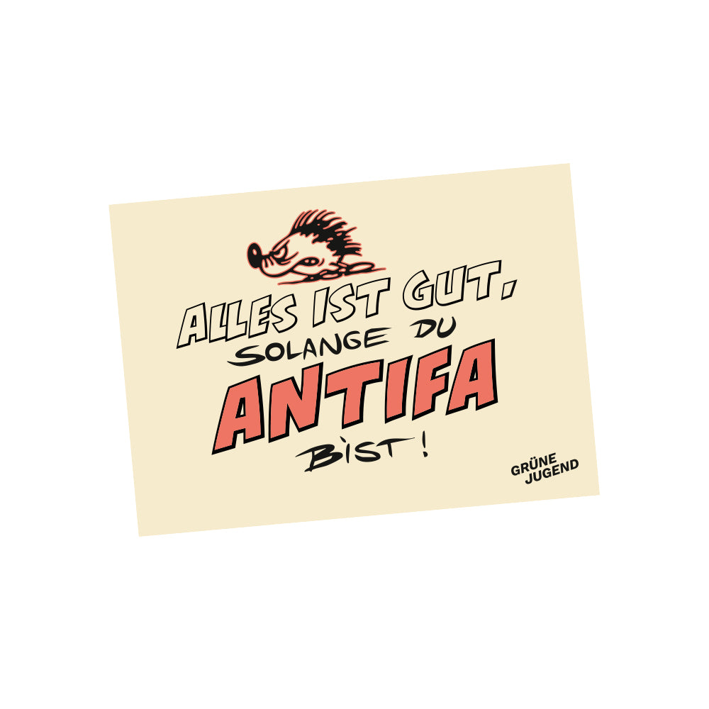 Sticker Antifaschist*in