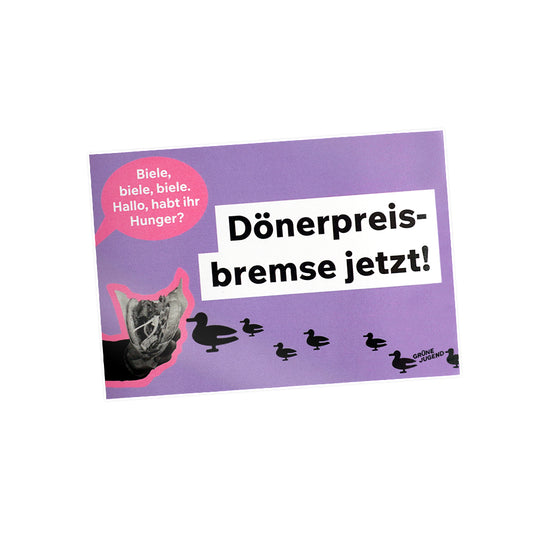 Sticker Dönerpreisbremse jetzt!
